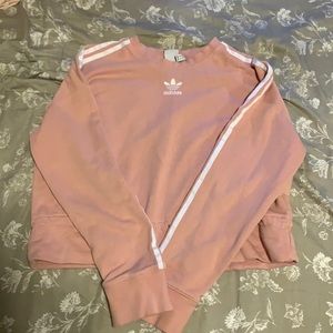 Pink adidas sweatshirt